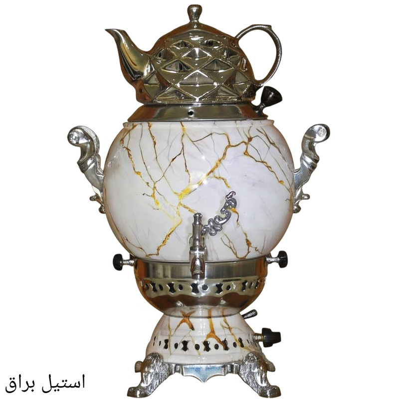 سماور گازی نارون مدل 2025 گنجایش 6 لیتر