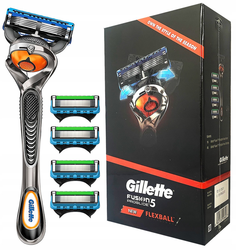 خود تراش ژیلت مدل fusion 5 proglide به همراه یدک مدل fusion 5 proglide بسته 4 عددی