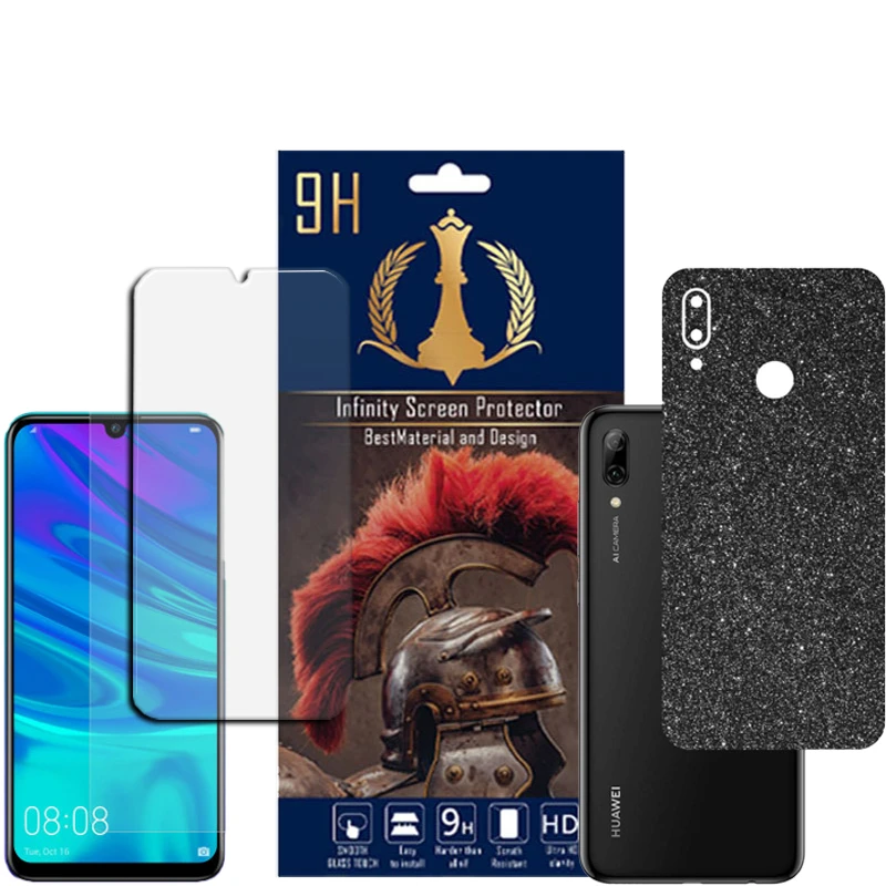  برچسب پوششی اینفینیتی مدل PRO MAX مناسب برای گوشی موبایل هوآوی P SMART 2019 به همراه محافظ صفحه نمایش