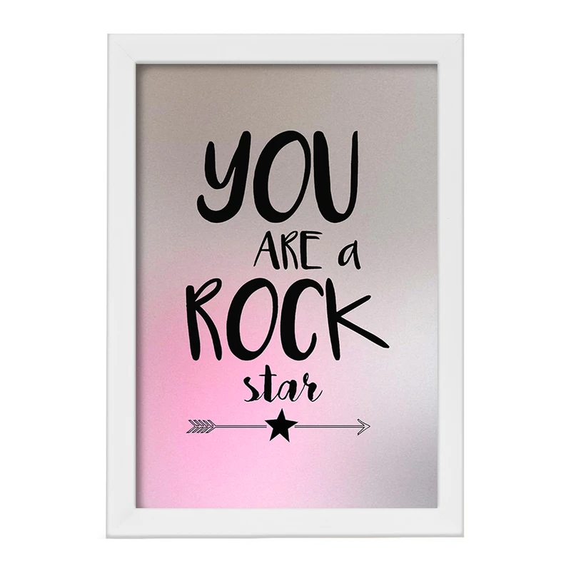 تابلو خندالو مدل You Are A Rock Star کد F11418