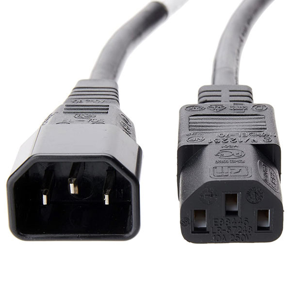 کابل برق بک تو بک تی سی تراست مدل TC-MPCB18 C13-C14 طول 1.8 متر