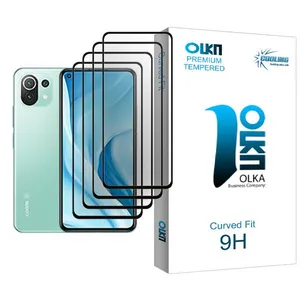 Cooling Olka Glass MIX004 Screen Protector For Xiaomi Mi 11 Lite 5G Pack Of 4