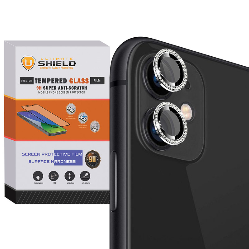 محافظ لنز دوربین آلتیمیت شیلد مدل Metal-Diamond مناسب برای گوشی موبایل اپل Iphone 12