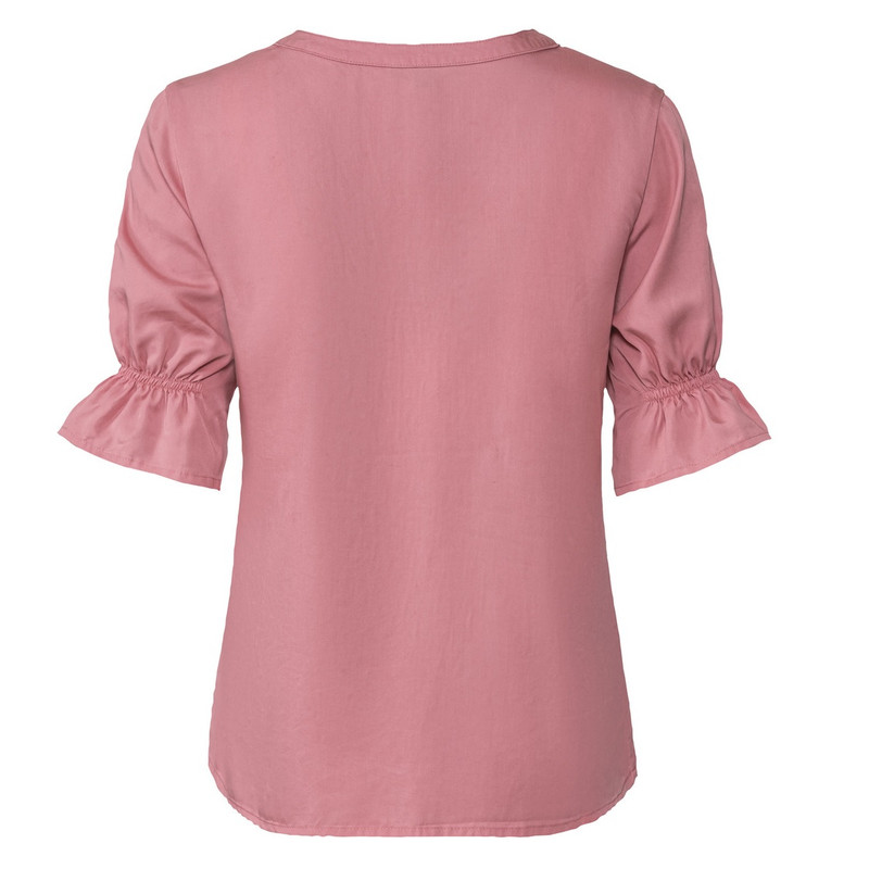 بلوز آستین کوتاه زنانه اسمارا مدل لایوسل کد 13277684