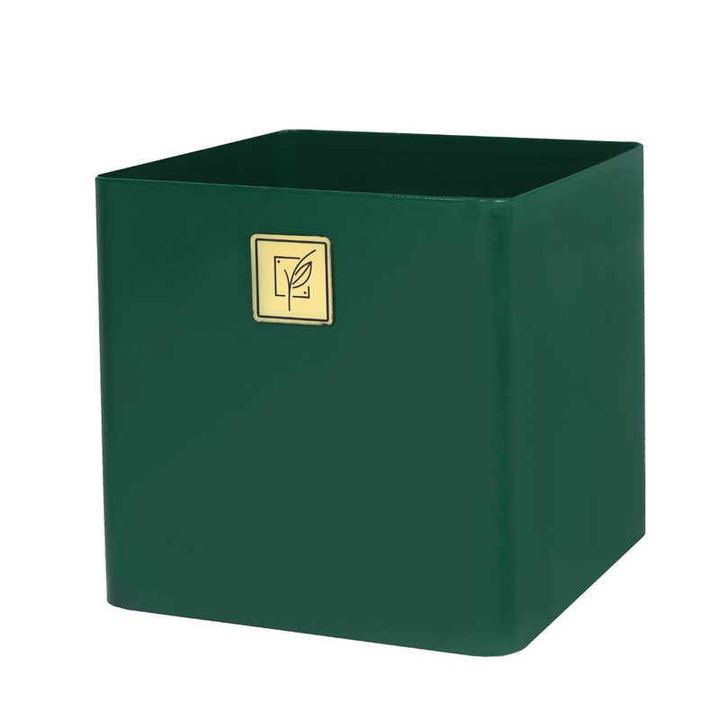 گلدان مدل مکعب فلزی گل آذین کد 115