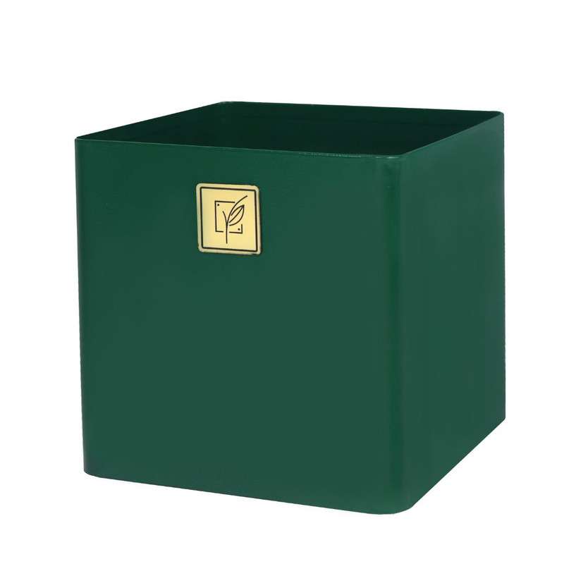 گلدان مدل مکعب فلزی گل آذین کد 117