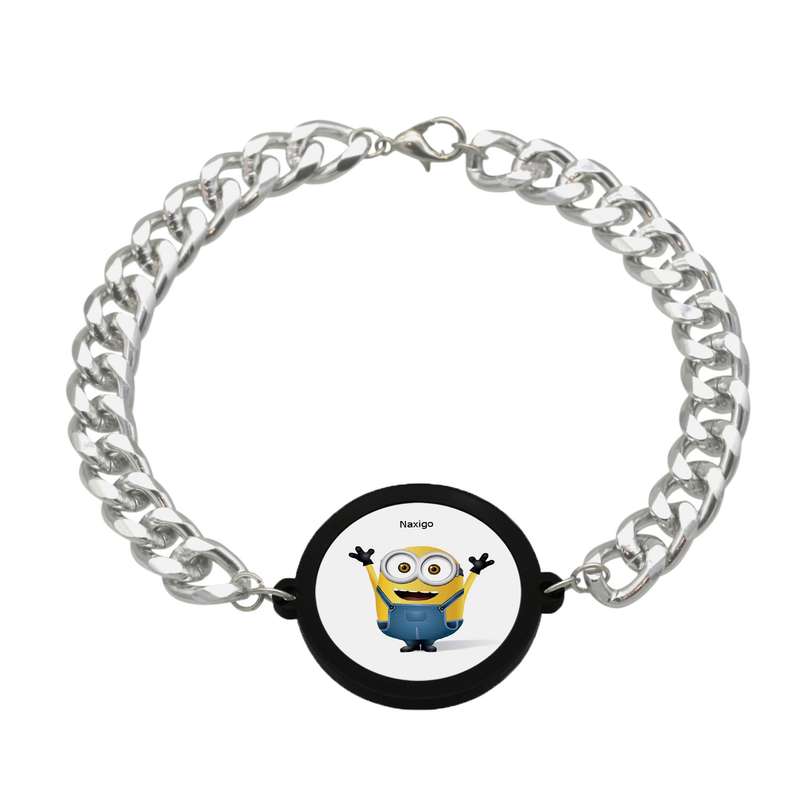 دستبند ناکسیگو مدل مینیون کد BZ7704 دستبند ناکسیگو مدل مینیون کد BZ7704