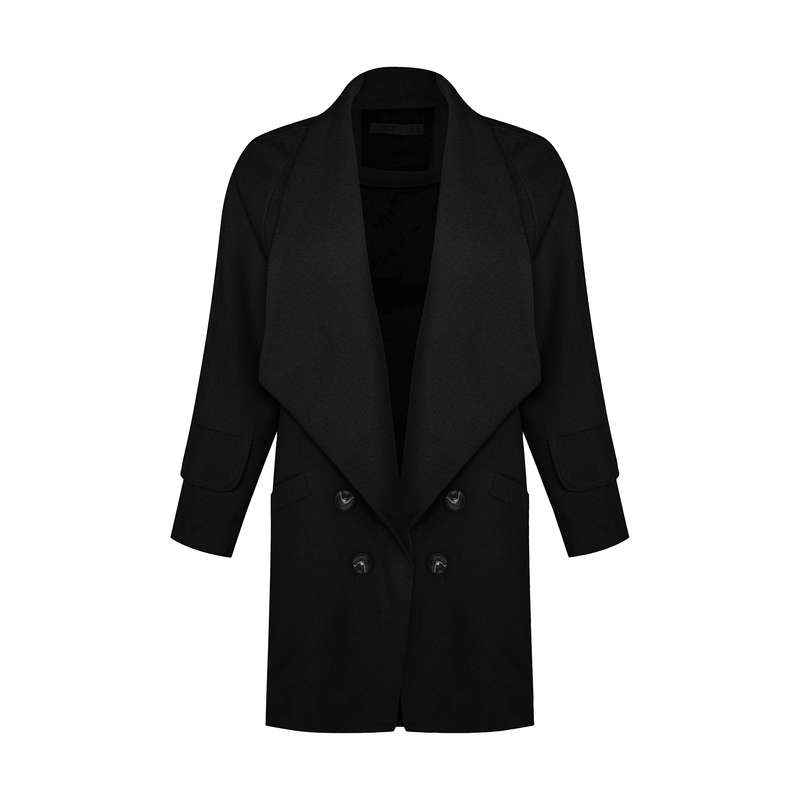 پالتو زنانه جاستیفای مدل W0414205CO-BLACK
