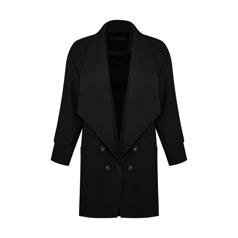 پالتو زنانه جاستیفای مدل W0414205CO-BLACK