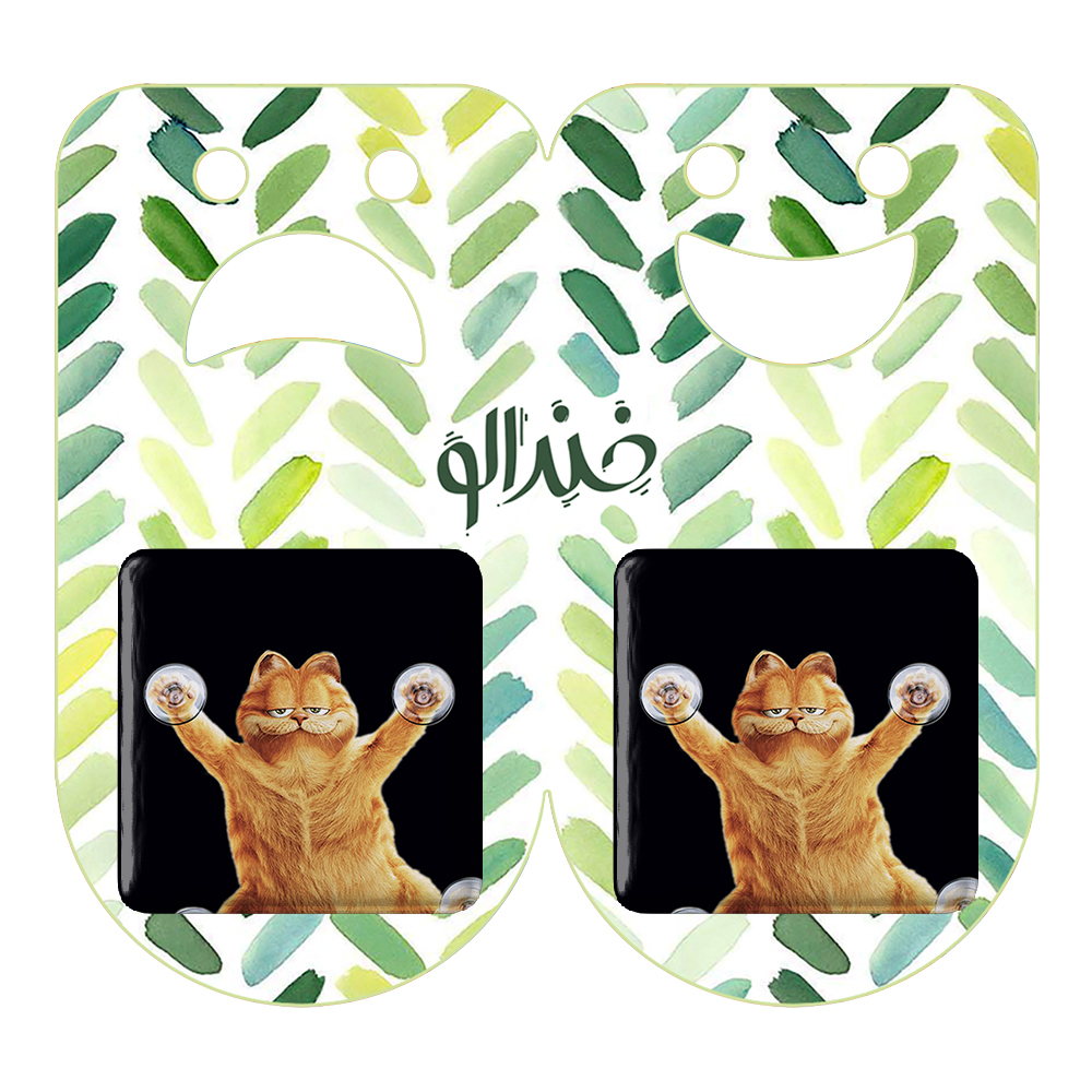 پیکسل خندالو مدل Garfield کد 13838 به همراه مگنت