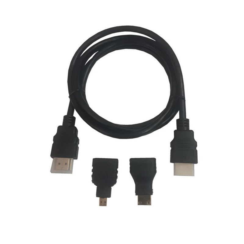 کابل HDMI مدل 001 طول 1 متر به همراه مبدل MICRO HDMI / MINI HDMI