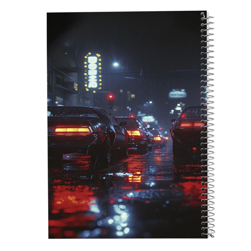 دفتر ژورنال نویسی 50 برگ مدوپد مدل نقطه ای طرح need for speed کد DF13668