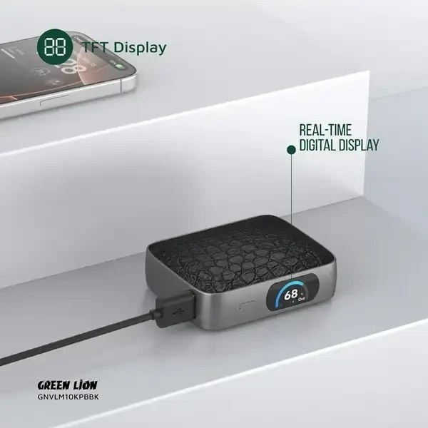 پاوربانک 45 وات گرین لاین مدل GL_PX45 ظرفیت 10000 میلی‌آمپرساعت