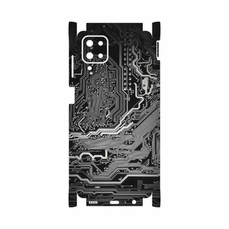 برچسب پوششی ماهوت مدل Black Printed Circuit Board-FullSkin مناسب برای گوشی موبایل سامسونگ Galaxy A12