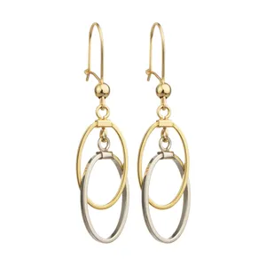 گوشواره طلا 18 عیار زنانه دوست خوب مدل dk511