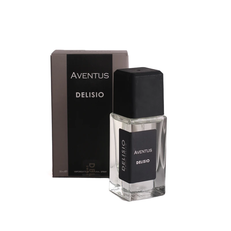 ادو پرفیوم مردانه دلیسیو مدل Aventus با رایحه معتدل حجم 30 میلی لیتر