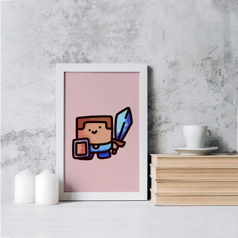 تابلو خندالو مدل بازی ماینکرافت کد 23267