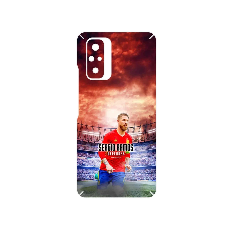 برچسب پوششی ماهوت مدل Sergio Ramos مناسب برای گوشی موبایل شیائومی Redmi Note 10 Pro Max