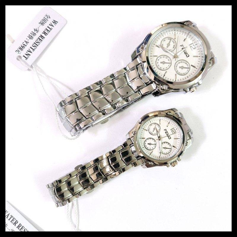 ساعت مچی عقربه‌ای کوارتز زنانه مدل سه موتوره کد 577ws