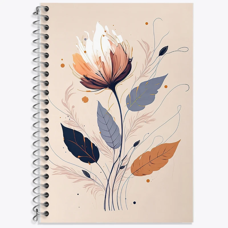 دفتر لغت 50 برگ خندالو طرح دکوراتیو (decorative) کد F1838