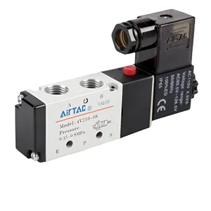 شیر برقی پنوماتیک ایرتک مدل  4V210-08 5-2 1/4inch 24V