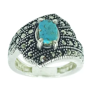 انگشتر نقره زنانه سلین کالا مدل فیروزه ce-As287