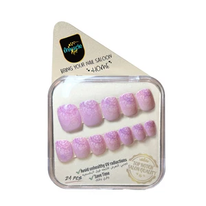 ناخن مصنوعی میراکل آرت کد sh24027 بسته 24 عددی