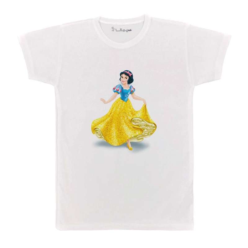 تی شرت بچگانه پرمانه طرح سفید برفی و هفت کوتوله کد pmt.5834