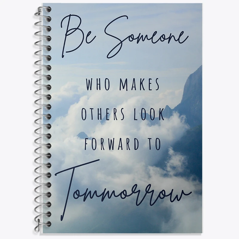 دفتر زبان 50 برگ خندالو مدل دو خط طرح انگیزشی کد F664