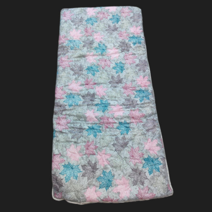 تشک مهمان طرح مسافرتی مدل برگ پاییزی کد 01 یک نفره سایز 178x85 سانتی متر