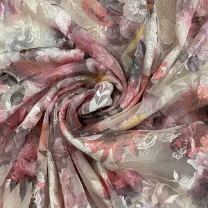 پارچه لباس مدل تور سوزندوزی کد 0013