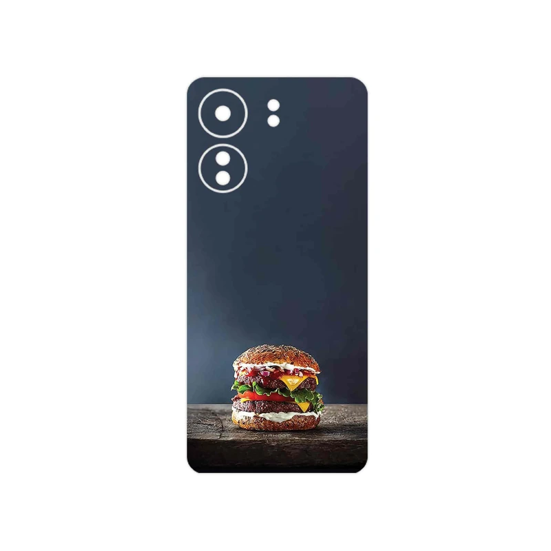 برچسب پوششی ماهوت مدل Hamburger مناسب برای گوشی موبایل شیائومی Redmi 13C