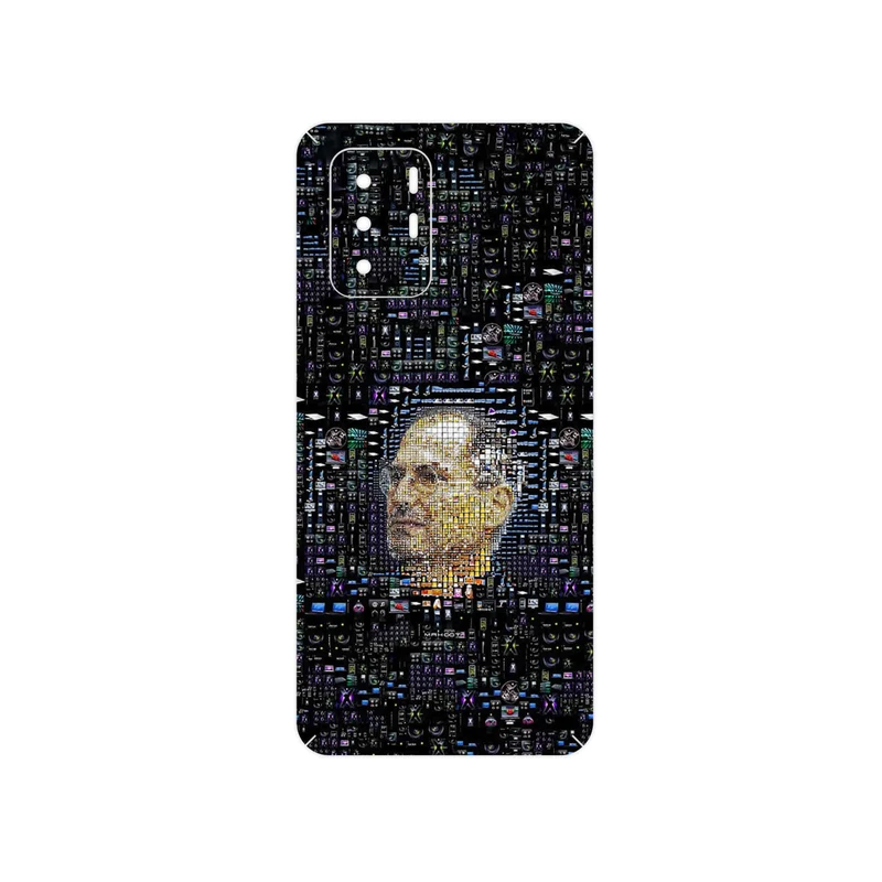 برچسب پوششی ماهوت مدل 2 Collage of Steve Jobs مناسب برای گوشی موبایل شیائومی Redmi Note 10 Pro (China)
