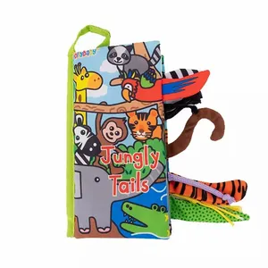 کتاب حمام کودک جولی بی بی مدل WLTH8232J Jungly Tails طرح حیوانات جنگل