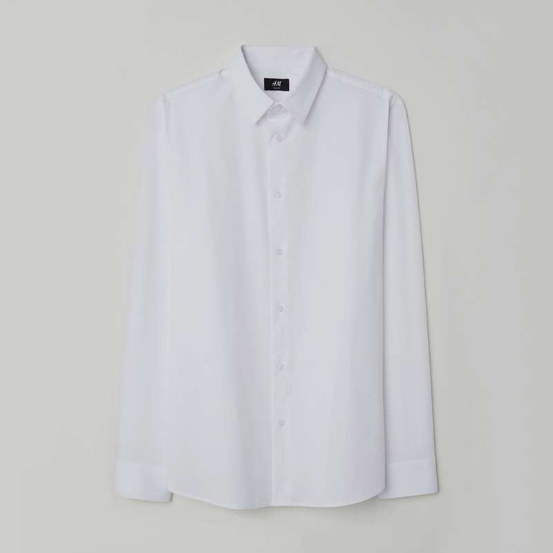 پیراهن آستین بلند مردانه اچ اند ام مدل 0618319