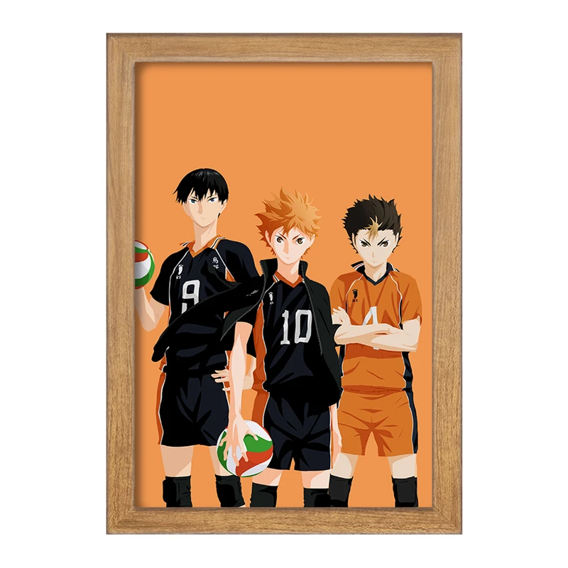 تابلو خندالو مدل انیمه آبشار سرنوشت هایکیو کاگیاما  کد 10088