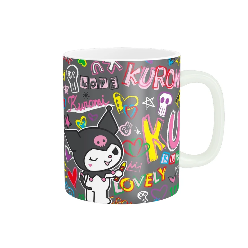 ماگ پادآفرین مدل کارتون کرومی و مای ملودی Kuromi کد PM3026