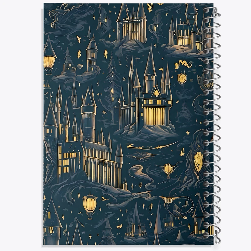 دفتر ژورنال نویسی 50 برگ خندالو مدل نقطه ای طرح هری پاتر (Harry Potter) کد N5010