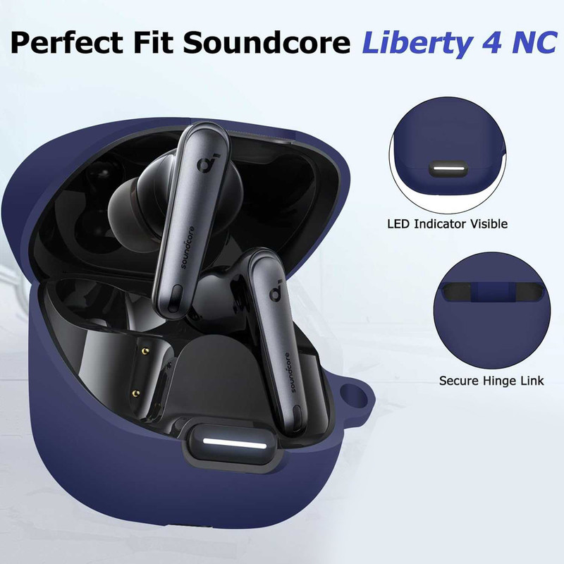 کاور راینو مدل Liberty 4 NC مناسب برای کیس هدفون بی سیم انکر Soundcore Liberty 4 NC