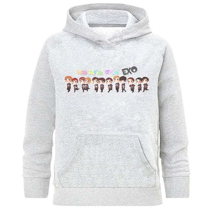 هودی زنانه طرح EXO مدل Z767