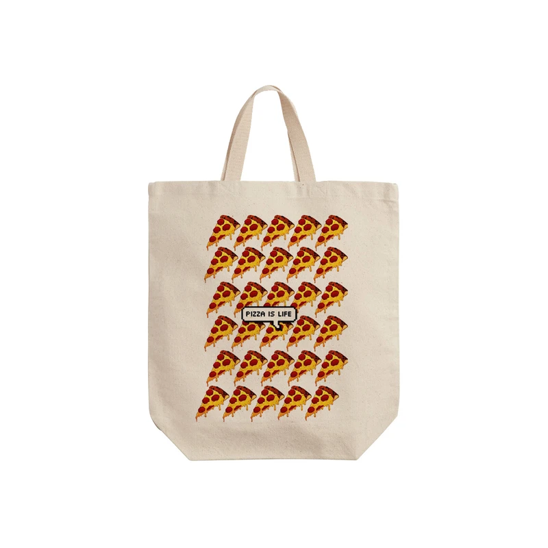 ساک خرید ترمه طراحان ایده مدل پیتزا زندگی است کد 1321 - S