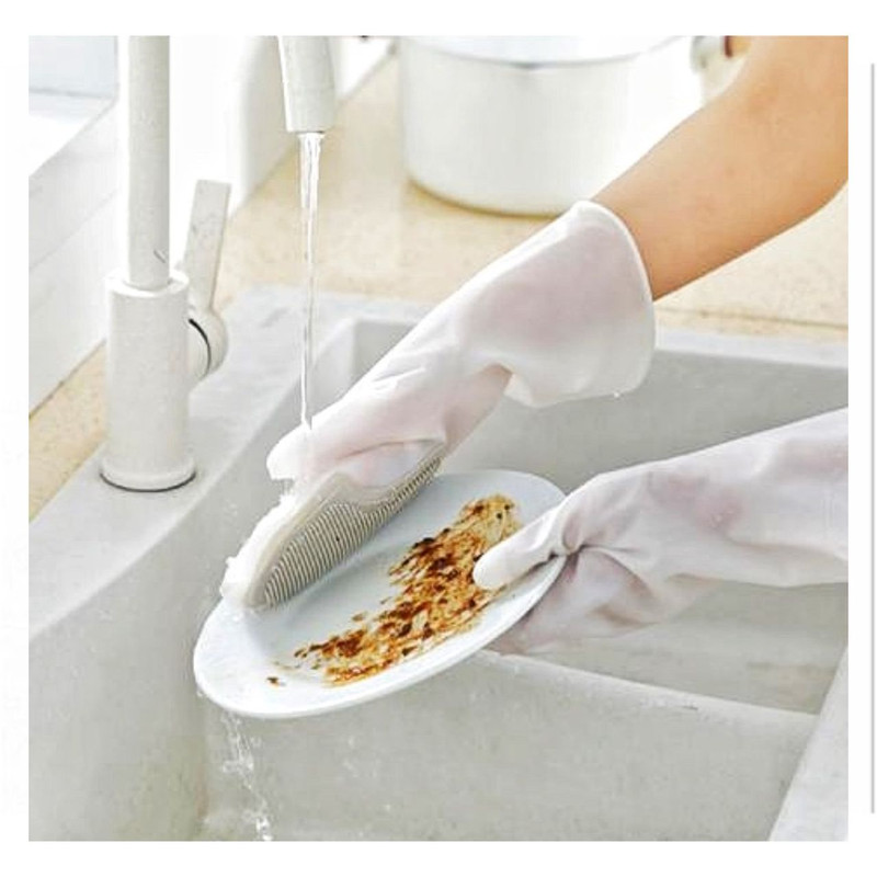 دستکش نظافت مدل اسکاچ دار کد 9931