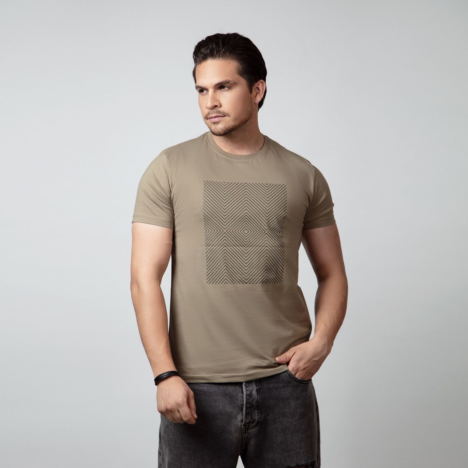 تی شرت آستین کوتاه مردانه باینت مدل 758-2  -  - 1