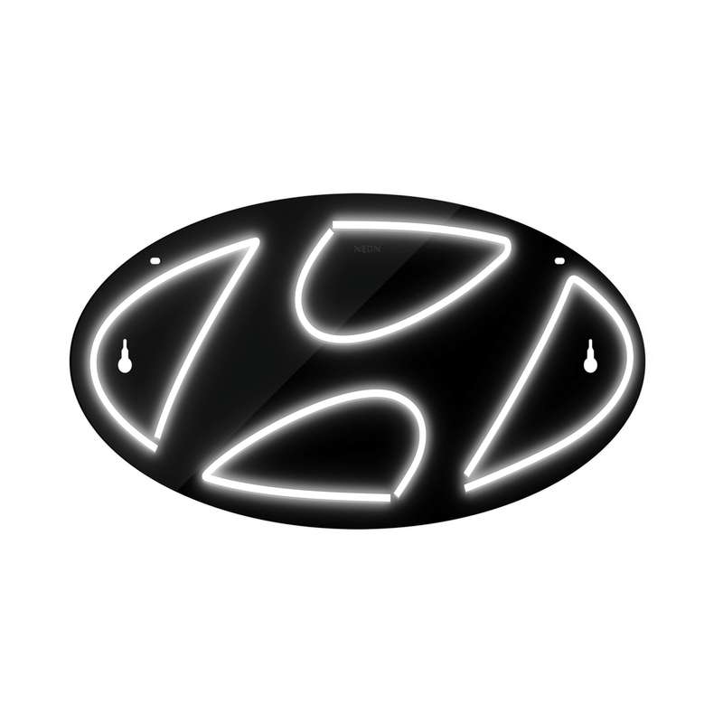 چراغ دیواری نئون دیزاین طرح BL_WHT 