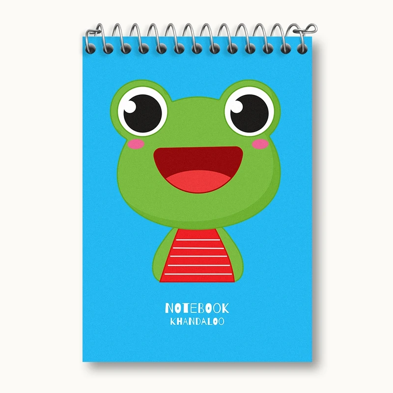دفتر یادداشت 50 برگ خندالو مدل قورباغه کیوت کد N1510