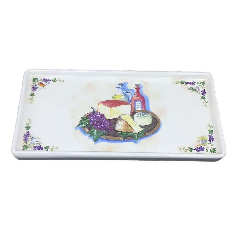 سینی سرو طرح پنیر و سرکه کد 3