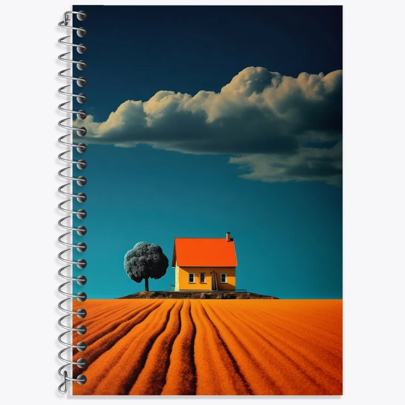 دفتر لغت 50 برگ خندالو طرح خانه کد F2727