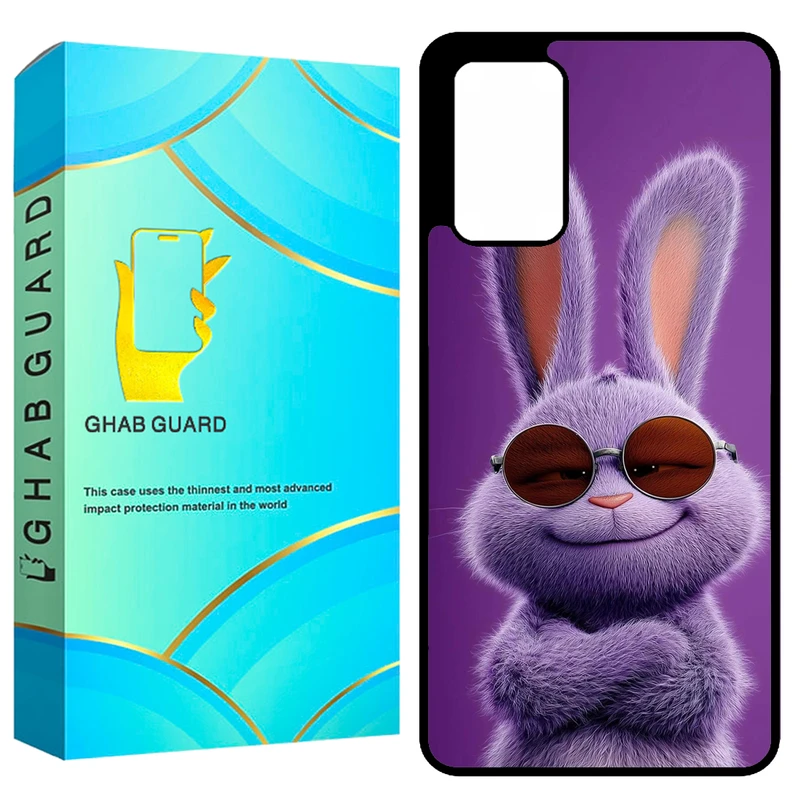 کاور قاب گارد طرح خرگوش مدل GCHPA72 مناسب برای گوشی موبایل سامسونگ Galaxy A72 4G