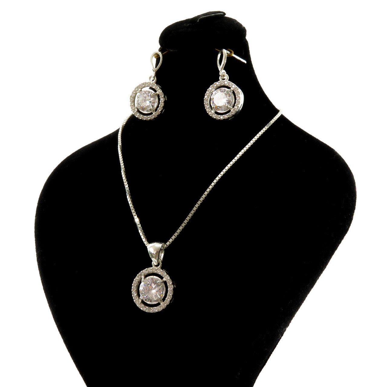 نیم ست نقره زنانه مدل AV180-S7 C10