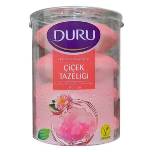 صابون شستشوی دورو مدل Cicek tazeligi تحت لیسانس وزن 440 گرم بسته 4 عددی